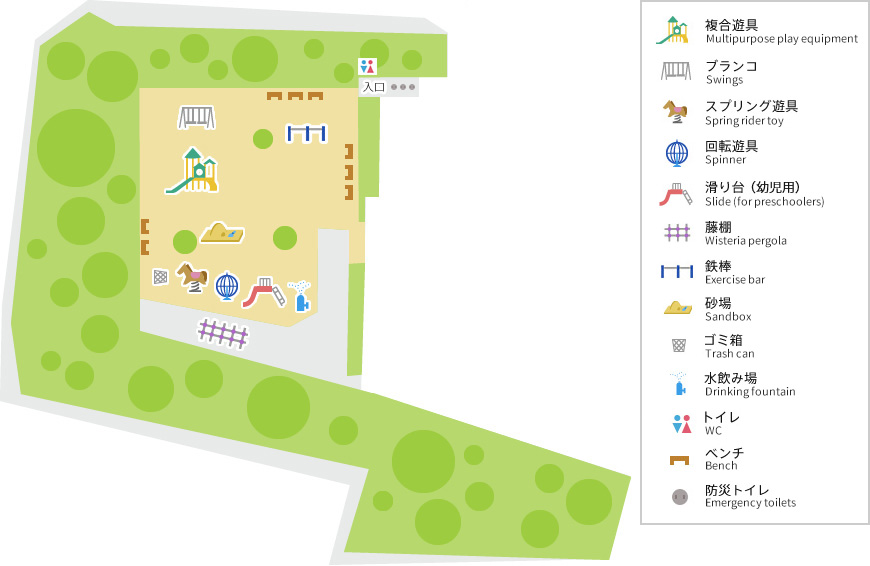 一ツ木公園の施設情報