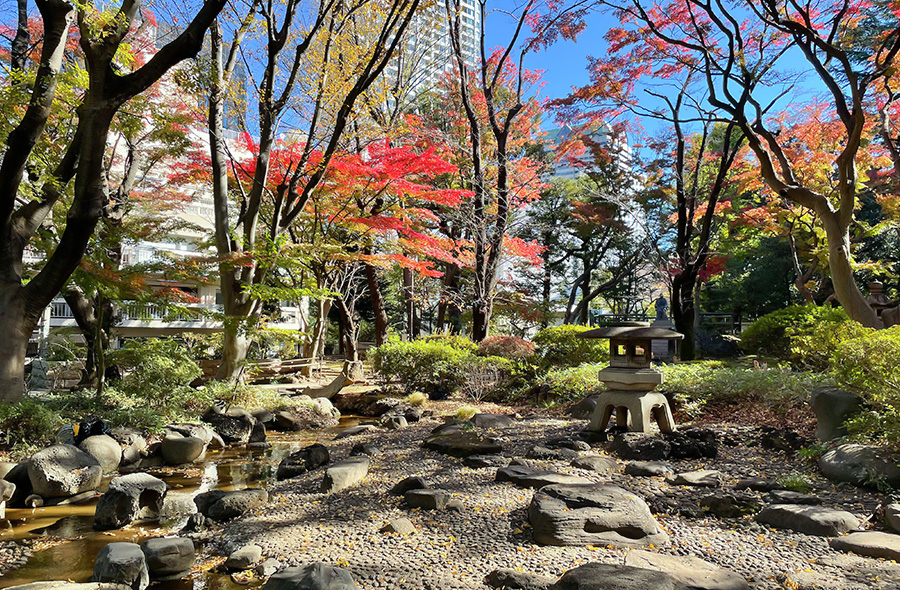 高橋是清翁記念公園の風景